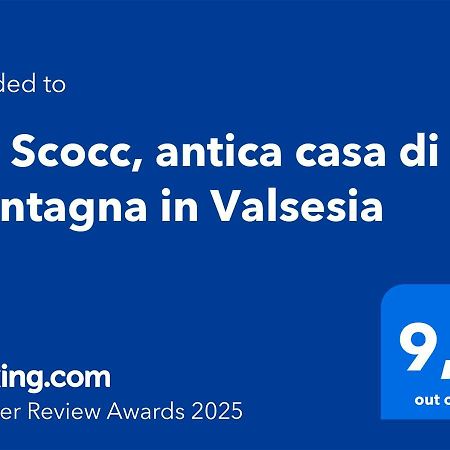 Ca' Scocc, Antica Casa Di Montagna In Valsesia Villa Mollia Eksteriør bilde