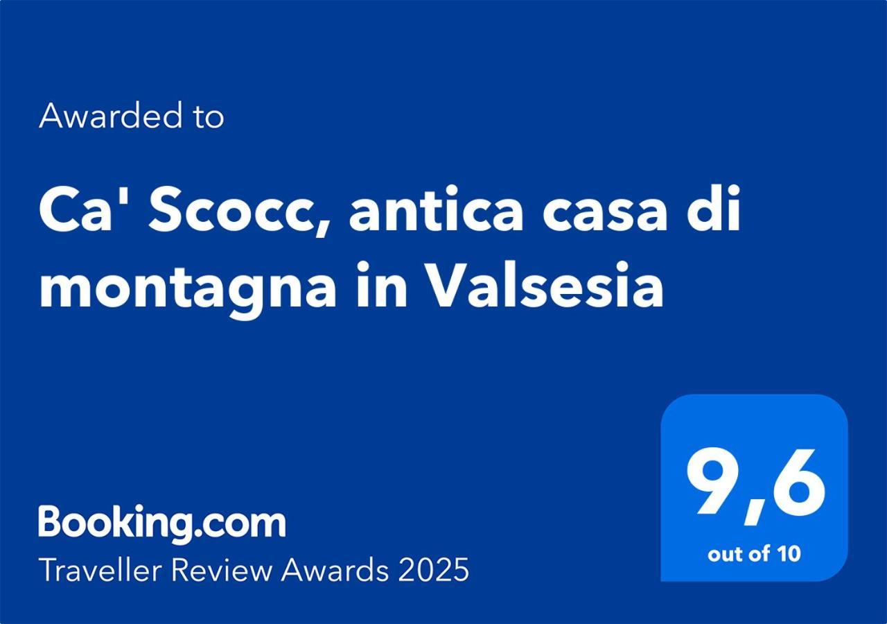 Ca' Scocc, Antica Casa Di Montagna In Valsesia Villa Mollia Eksteriør bilde